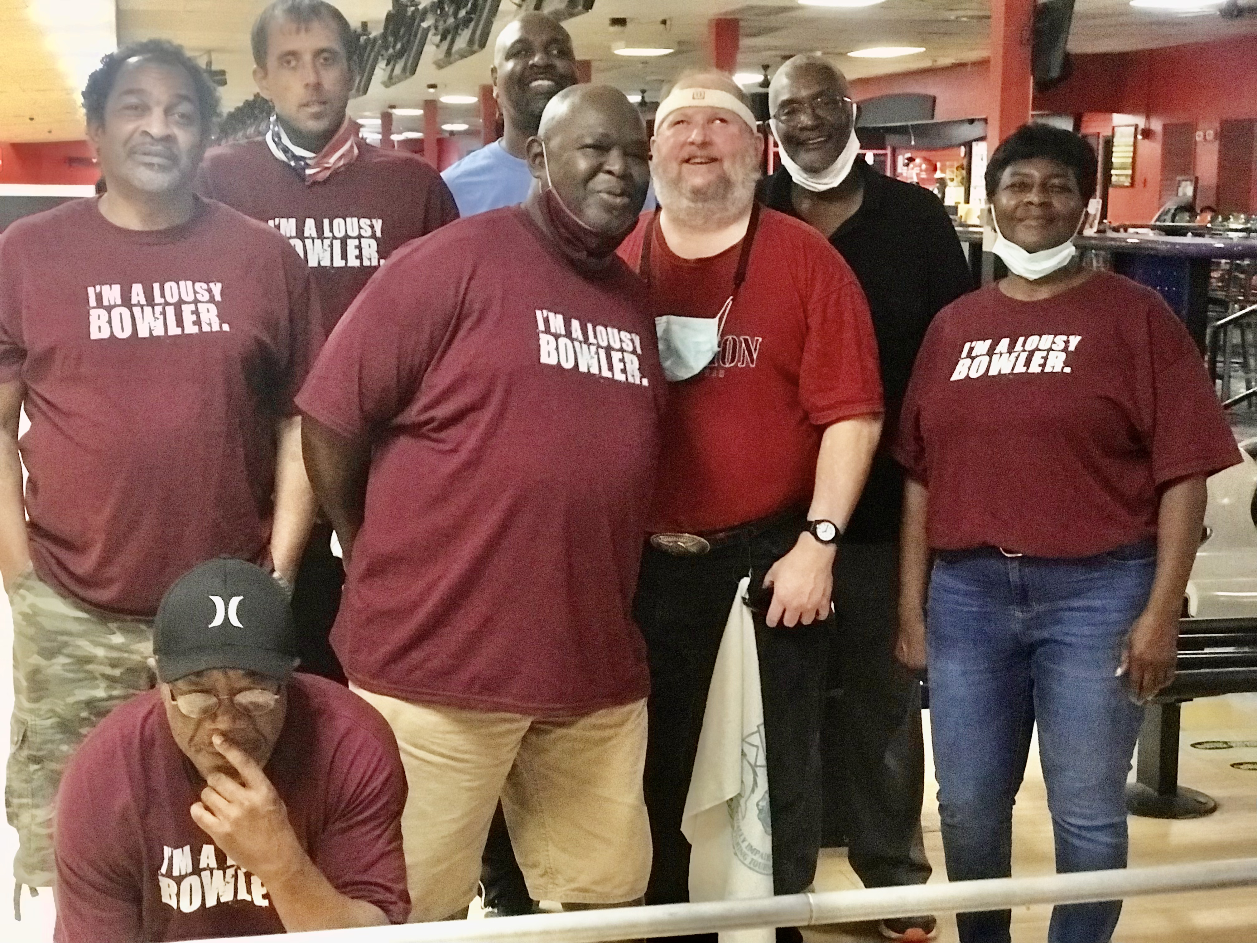 Carolina Crushers Bowling Team: Michael Baggett & Peggy Washington Striking Down Obstacles