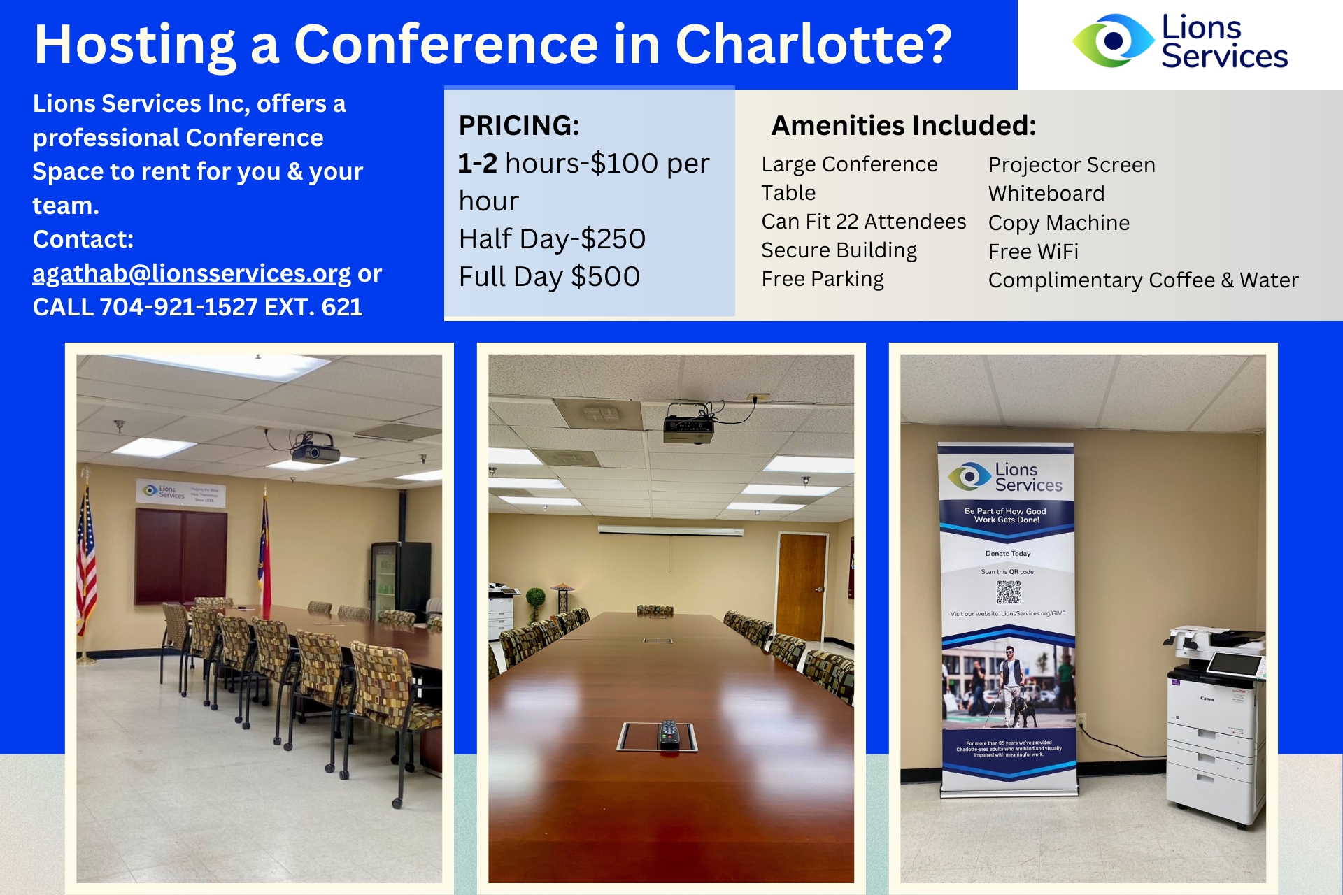Hosting a Meeting in Charlotte and Need a Conference Space?