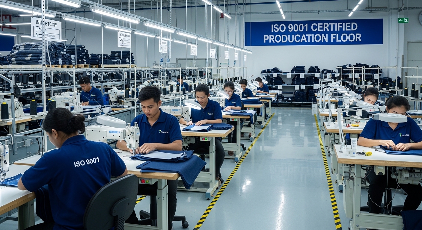 Lions Services manufacturing floor and textile production